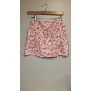 Tommy Bahama Woman Coral Golf Skort Size S Pull On Pockets Tennis Pickleball EUC